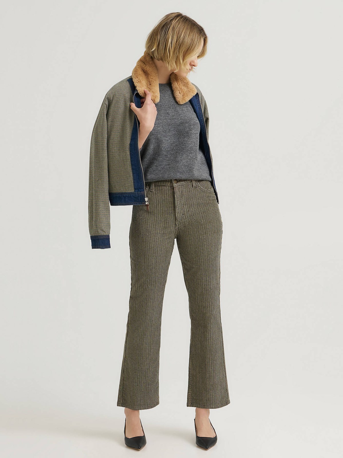 Women's Premium Corduroy High Rise Kick Boot Pant