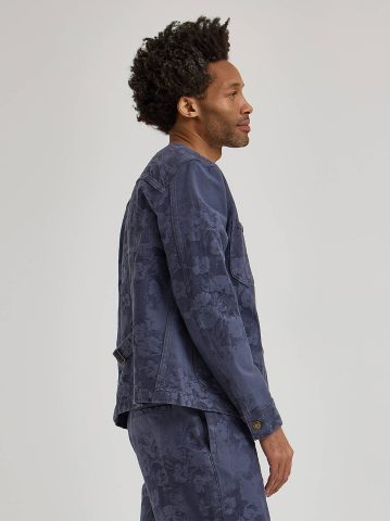 Men's Lee® x Paul Smith Jacquard Collarless Chore Coat