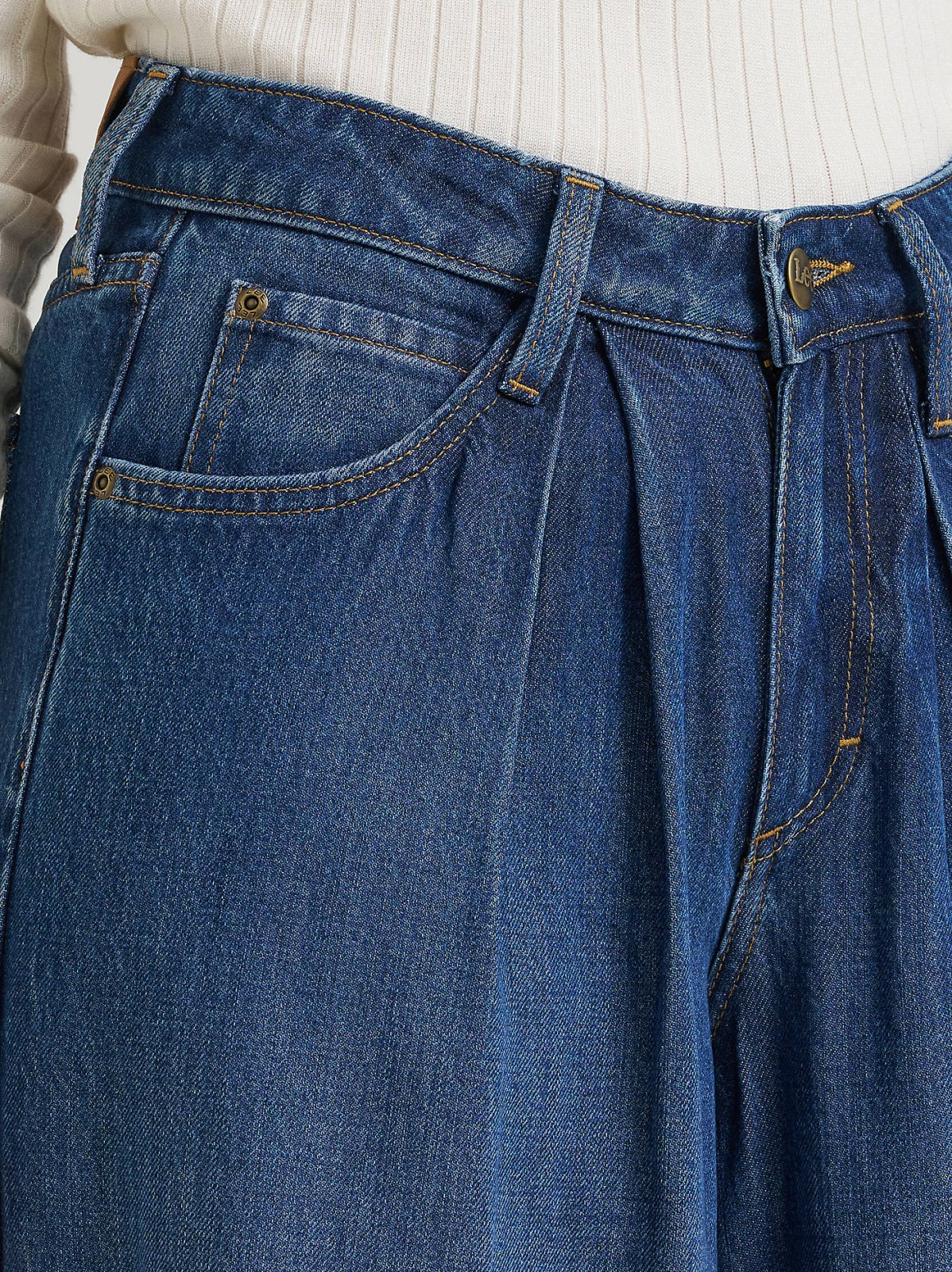 Women's Premium LQD Slouchy Pleated Trouser Jean - view 5