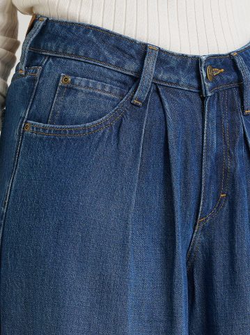 Women's Premium LQD Slouchy Pleated Trouser Jean