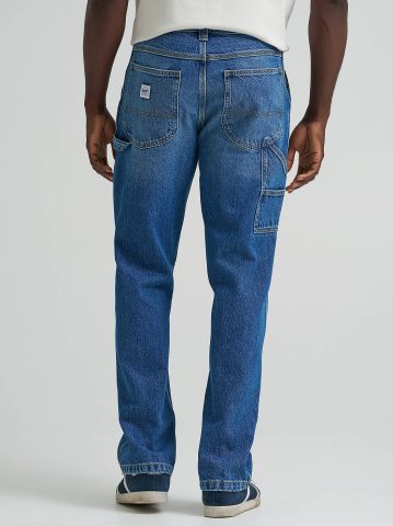Men's 100% Cotton Loose Straight Carpenter Jean