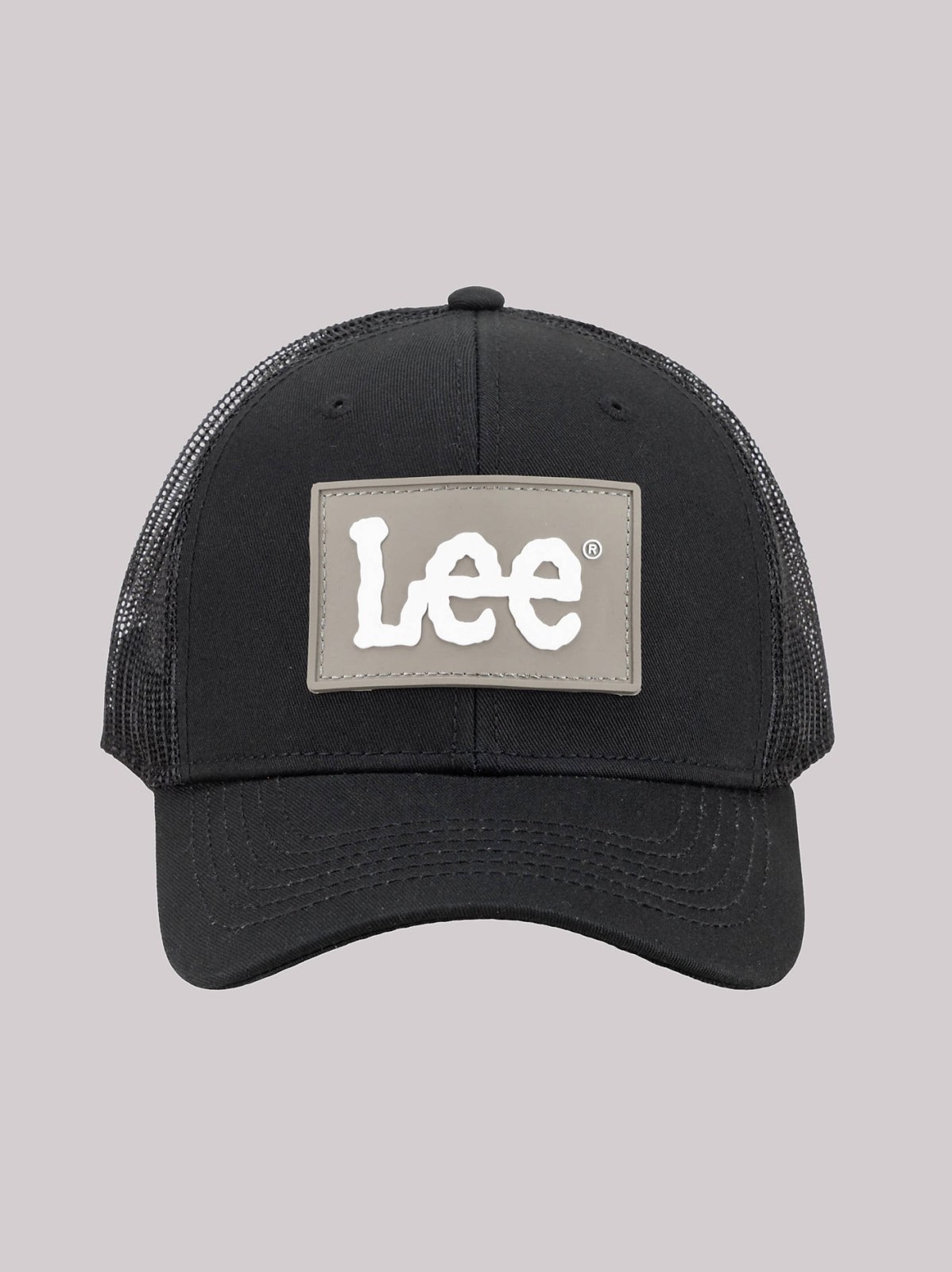 Men's Rubber Logo Patch Trucker Hat