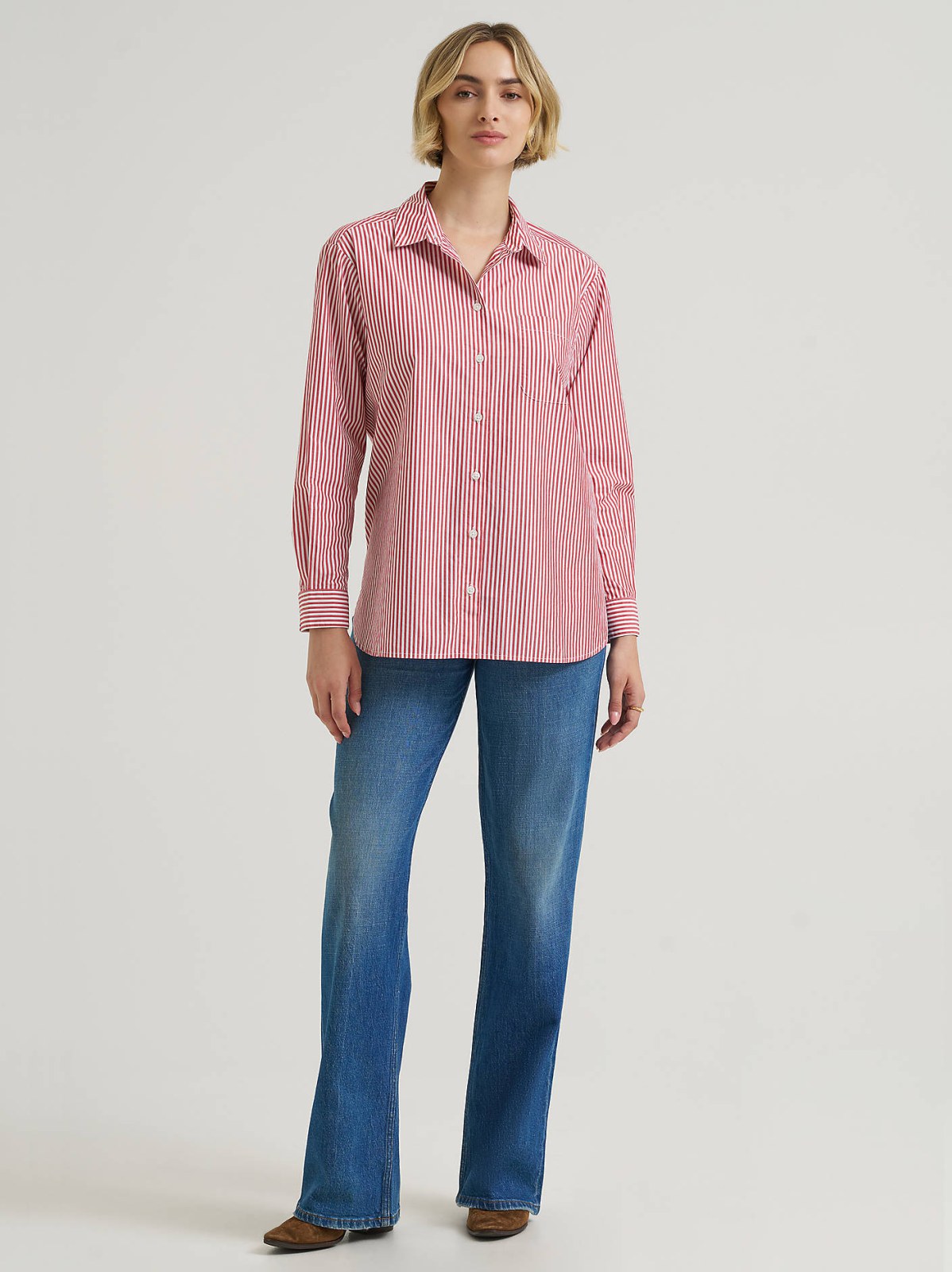 Women's Boyfriend Button Down Shirt - view 4