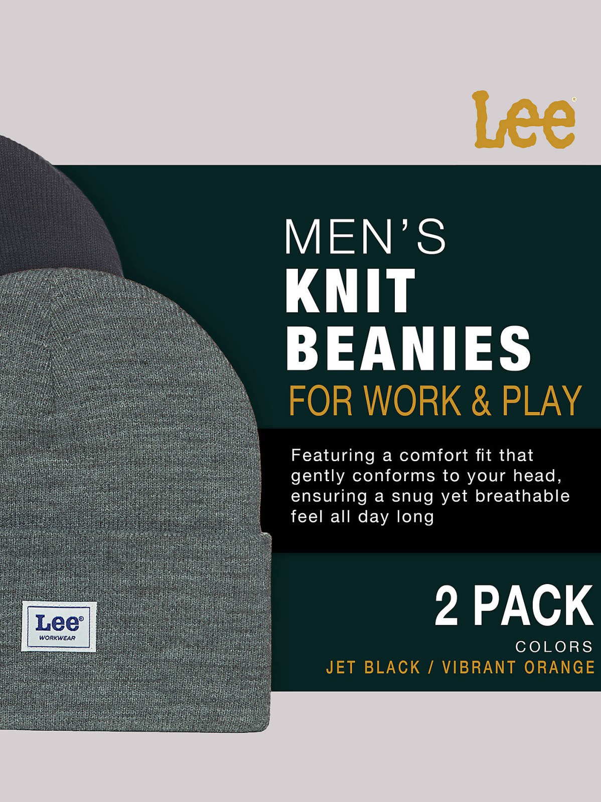 Workwear Logo Patch Beanie Set - view 4