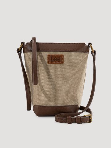 Women's Small Canvas Bucket Bag