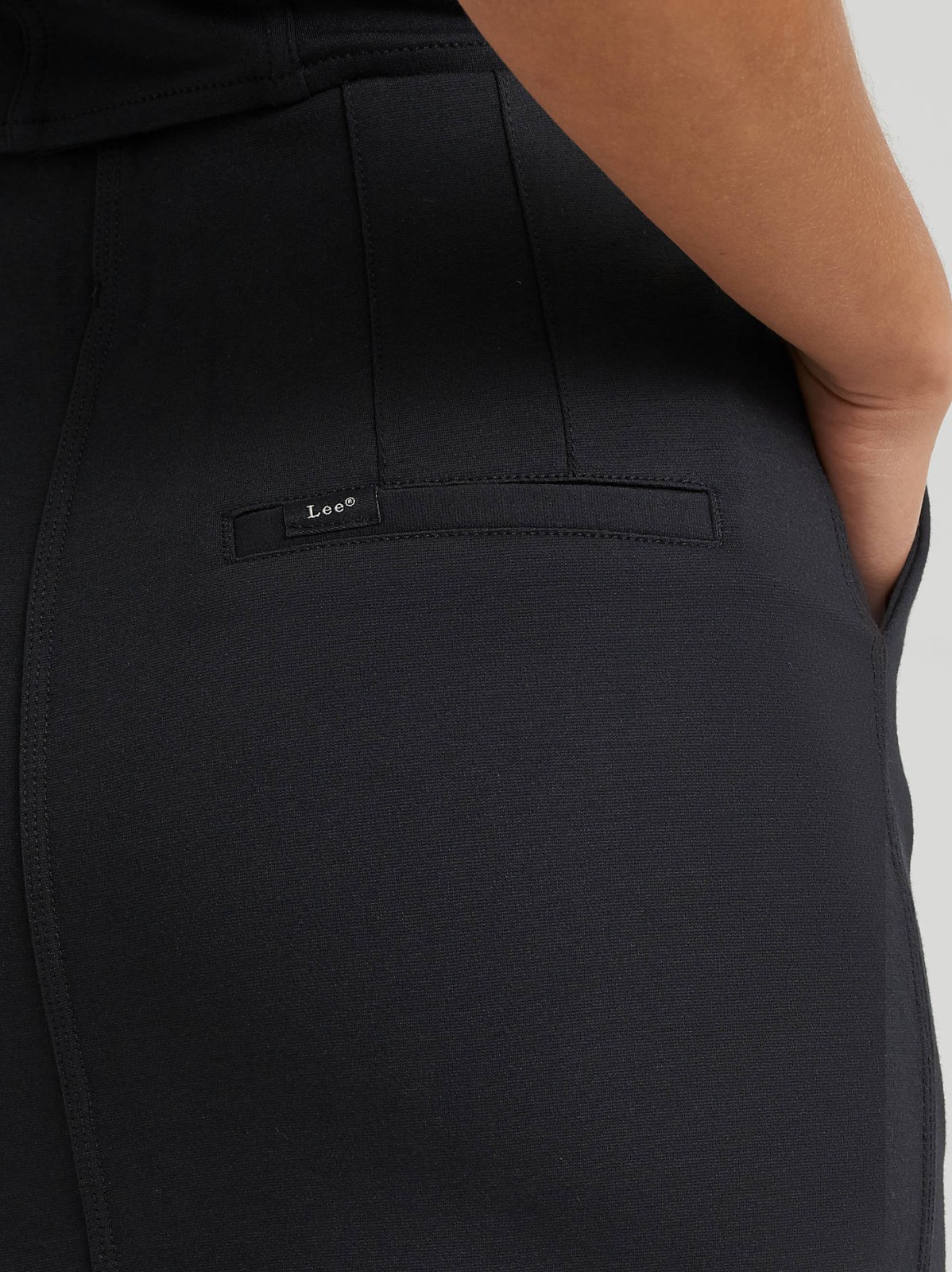Women's High Rise Pull On Knit Pencil Skirt - view 5