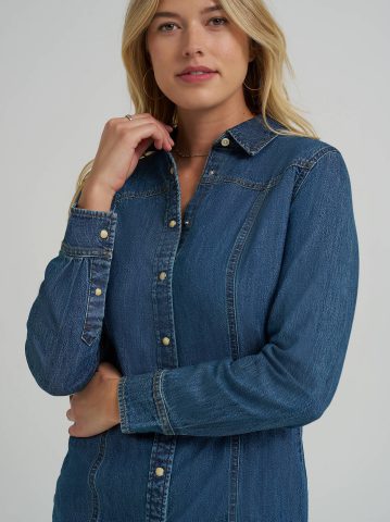 Women's Western Button Down Dress
