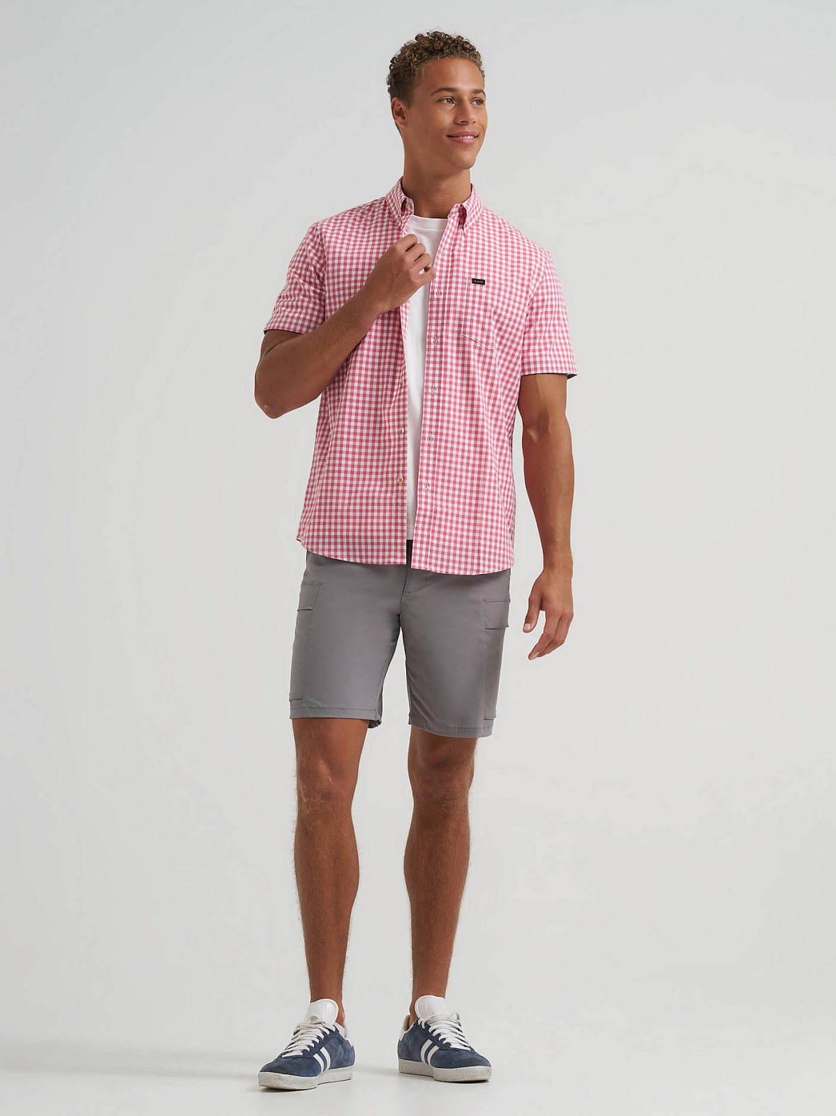 Men's One Pocket Plaid Button Down Shirt - view 4