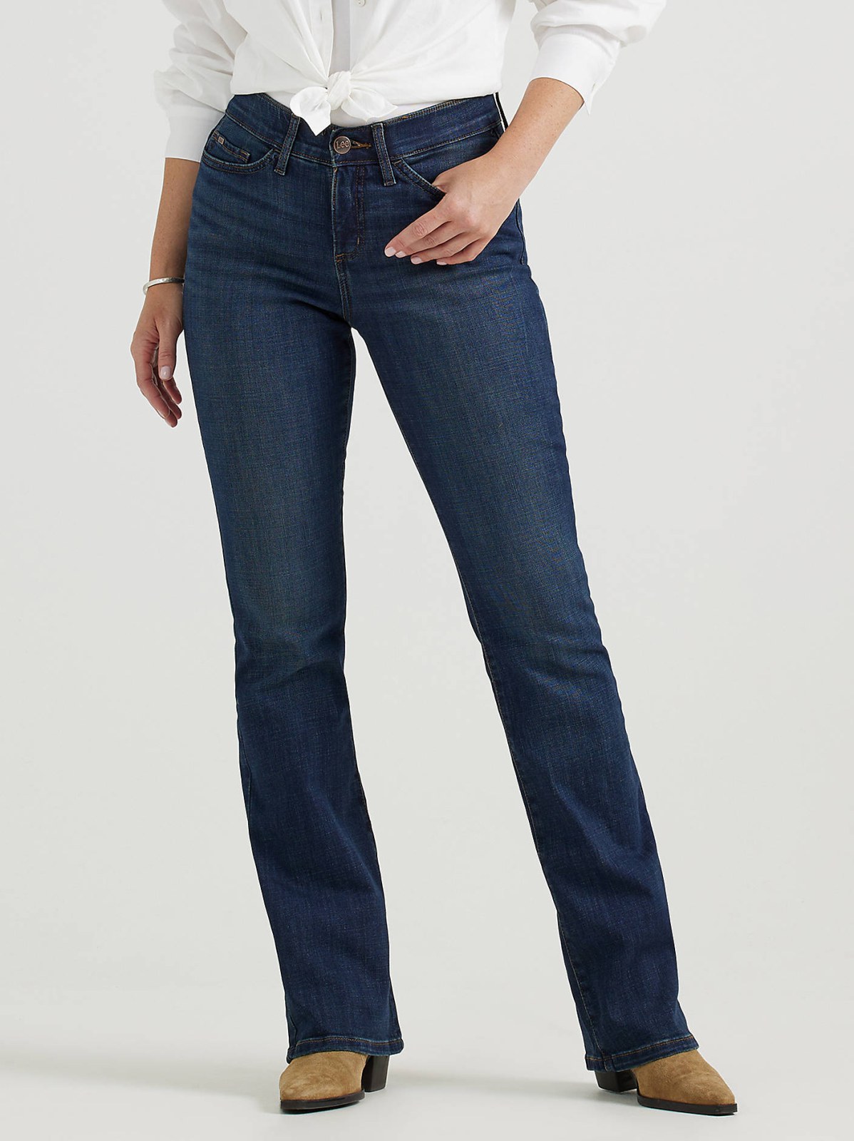 Women's Ultra Lux Comfort with Flex Motion Bootcut Jean - view 2