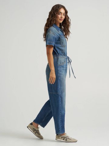 Women's Drawstring Waist Barrel Unionall