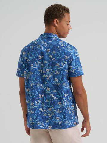 Men's Toucan Print Camp Shirt — alternate view