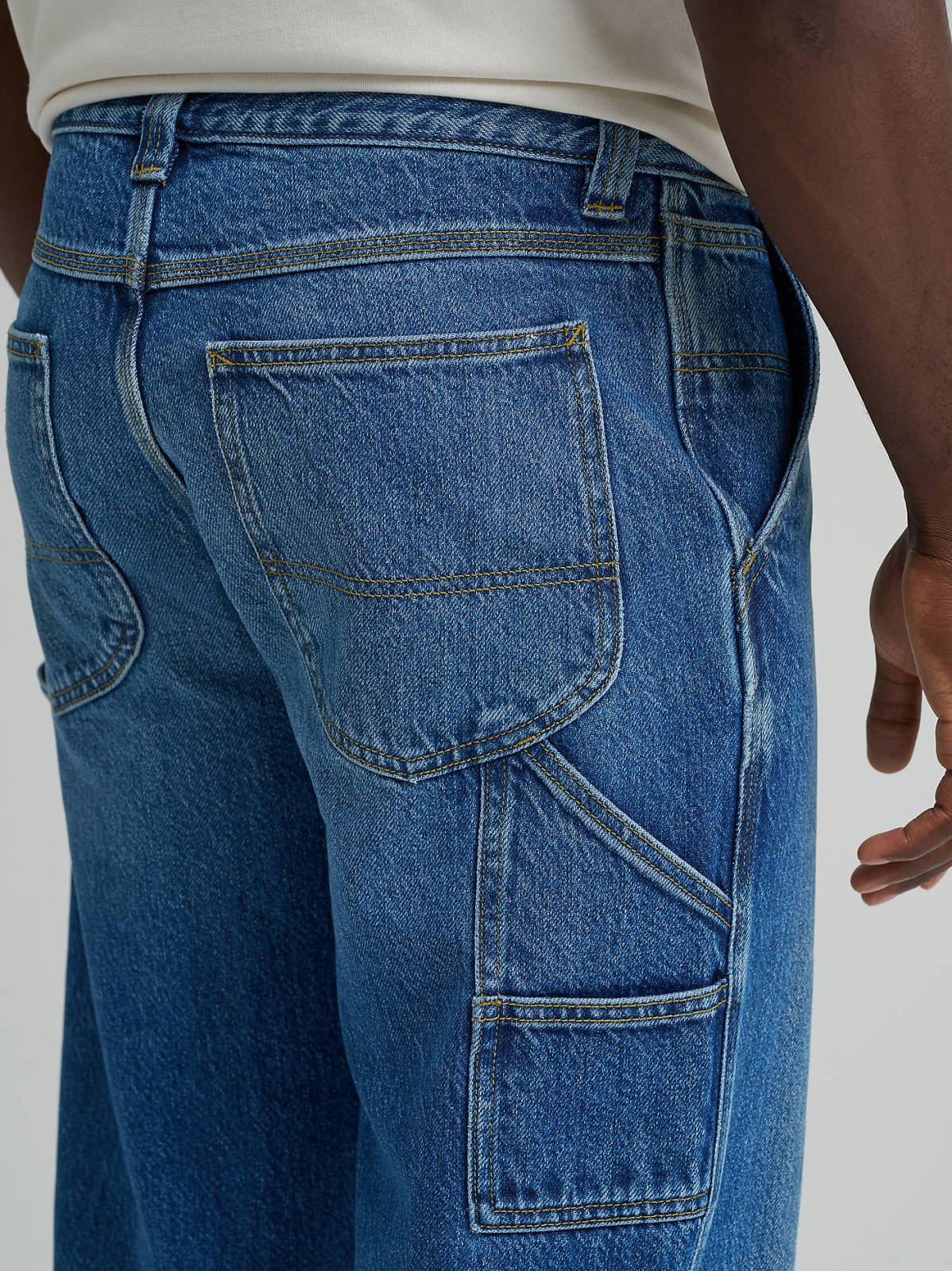 Men's 100% Cotton Loose Straight Carpenter Jean - view 7