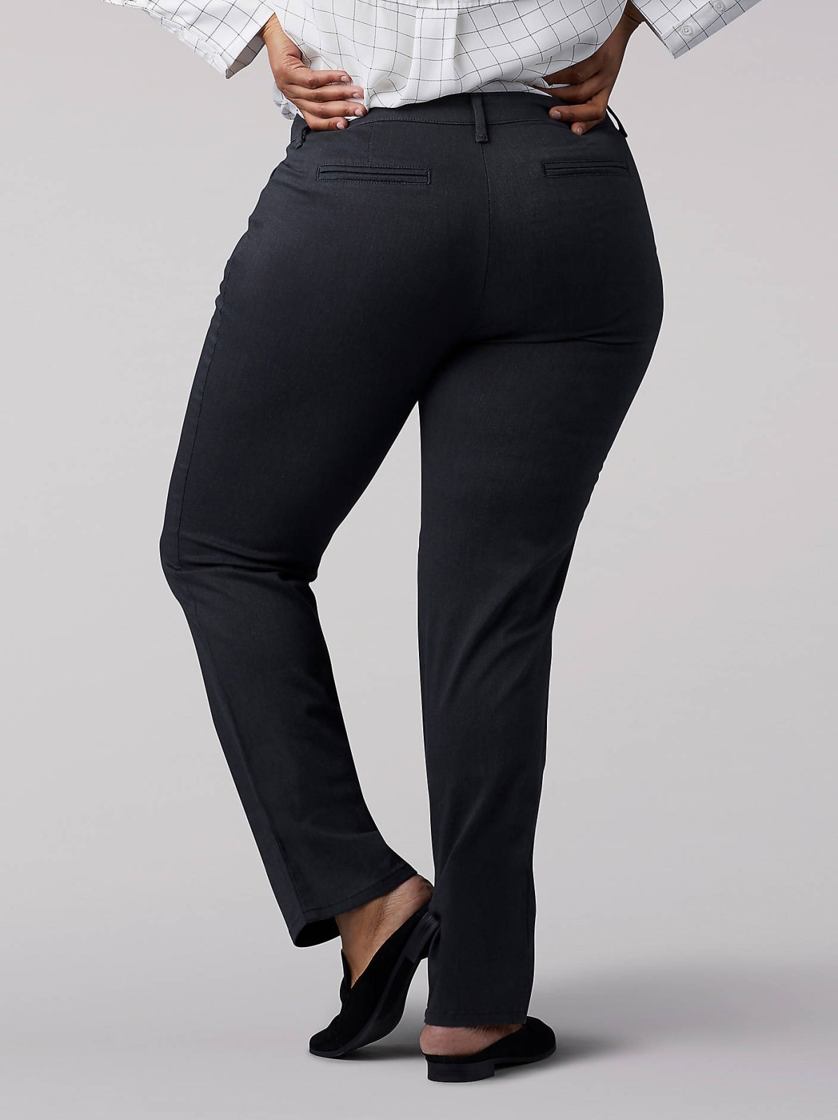Women’s Relaxed Fit Straight Leg Pant All Day Pant (Plus) - view 2