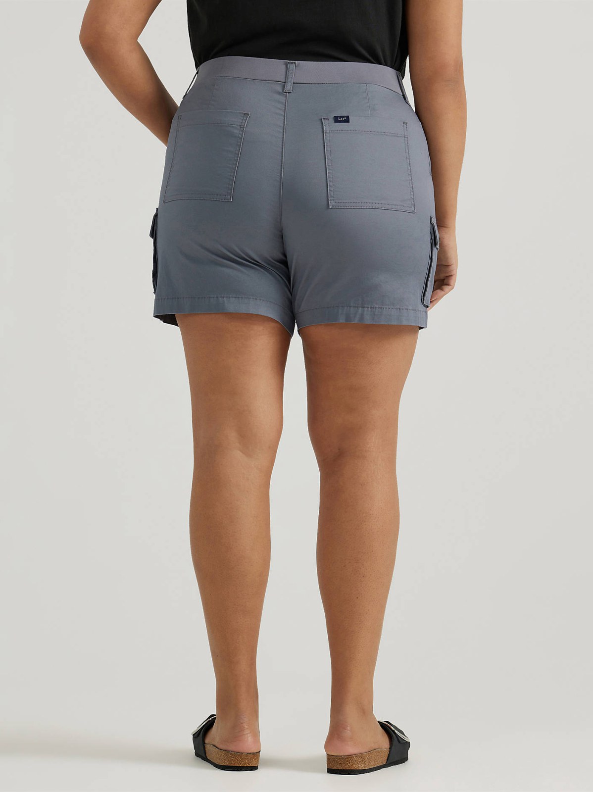 Women's Ultra Lux Comfort with Flex-to-Go Relaxed Fit Cargo Short (Plus) - view 3