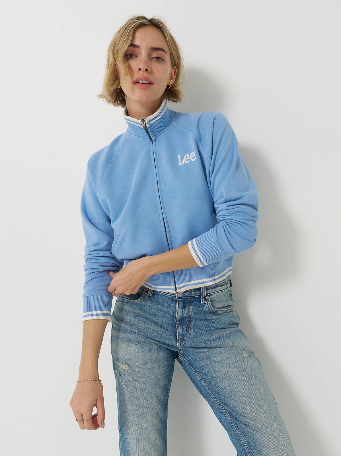 Women's Full Zip Logo Sweatshirt - view 2