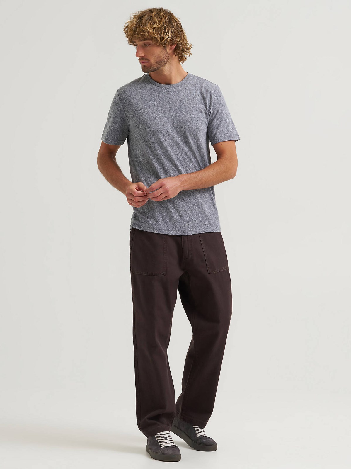 Men's Snow Heather Jersey Crew Tee - view 3