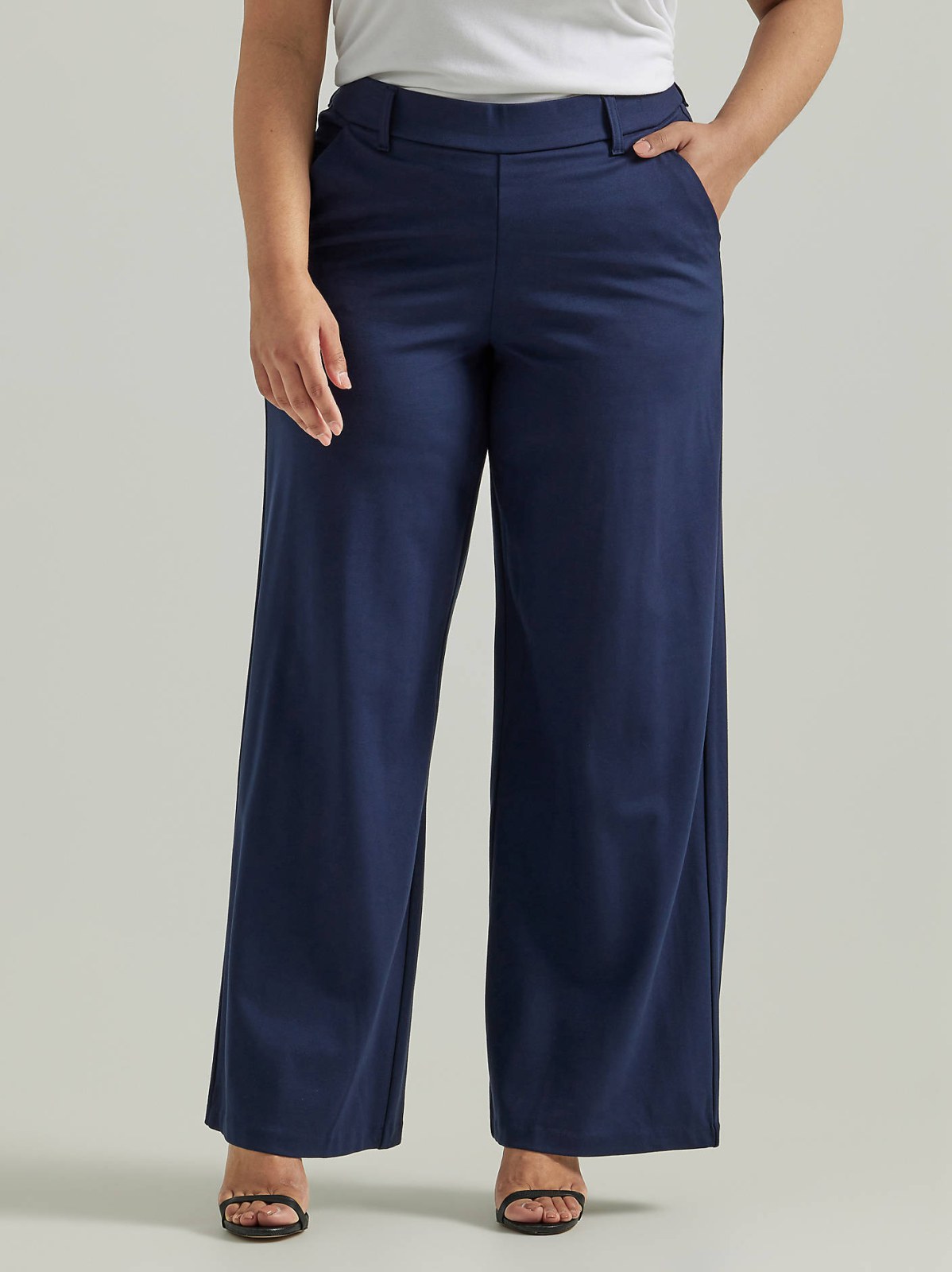 Women's Ultra Lux Comfort Any Wear Wide Leg Pant (Plus) - view 2