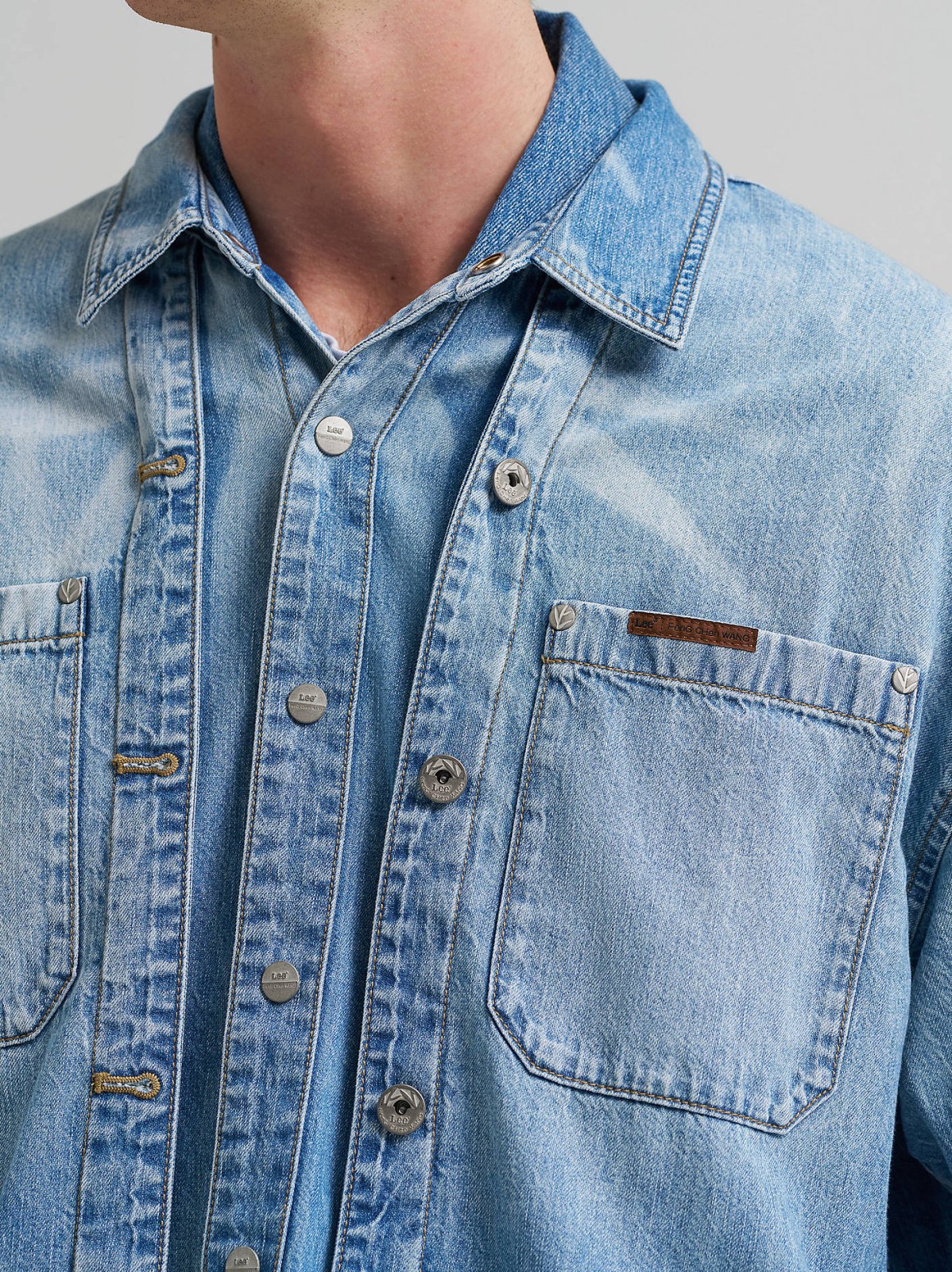 Men's Lee® x Feng Chen Wang Denim Shirt - view 6