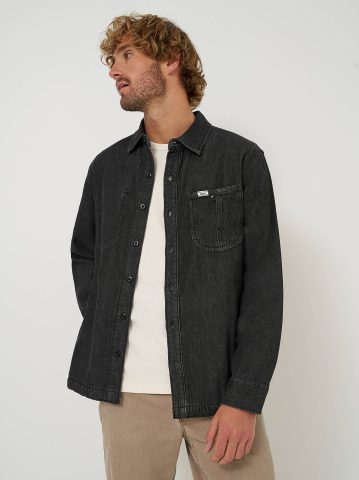 Men's Very Loose Fit Denim Overshirt
