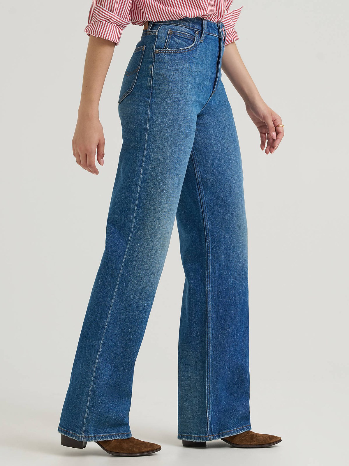 Women's Premium High Rise Retro A-Line Jean - view 4
