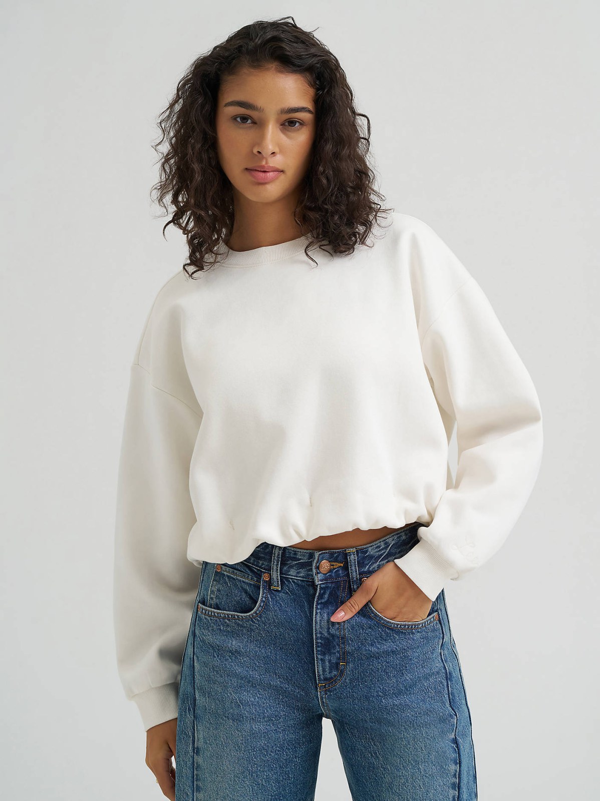 Women's Balloon Sleeve Sweatshirt