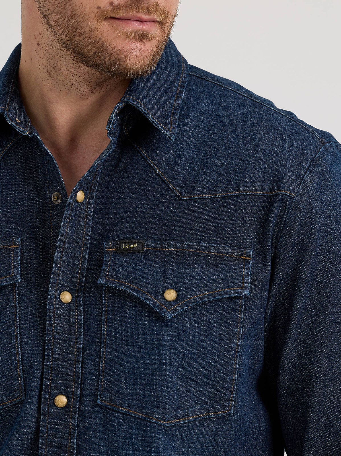 Men's All Purpose Western Denim Snap Shirt - view 3