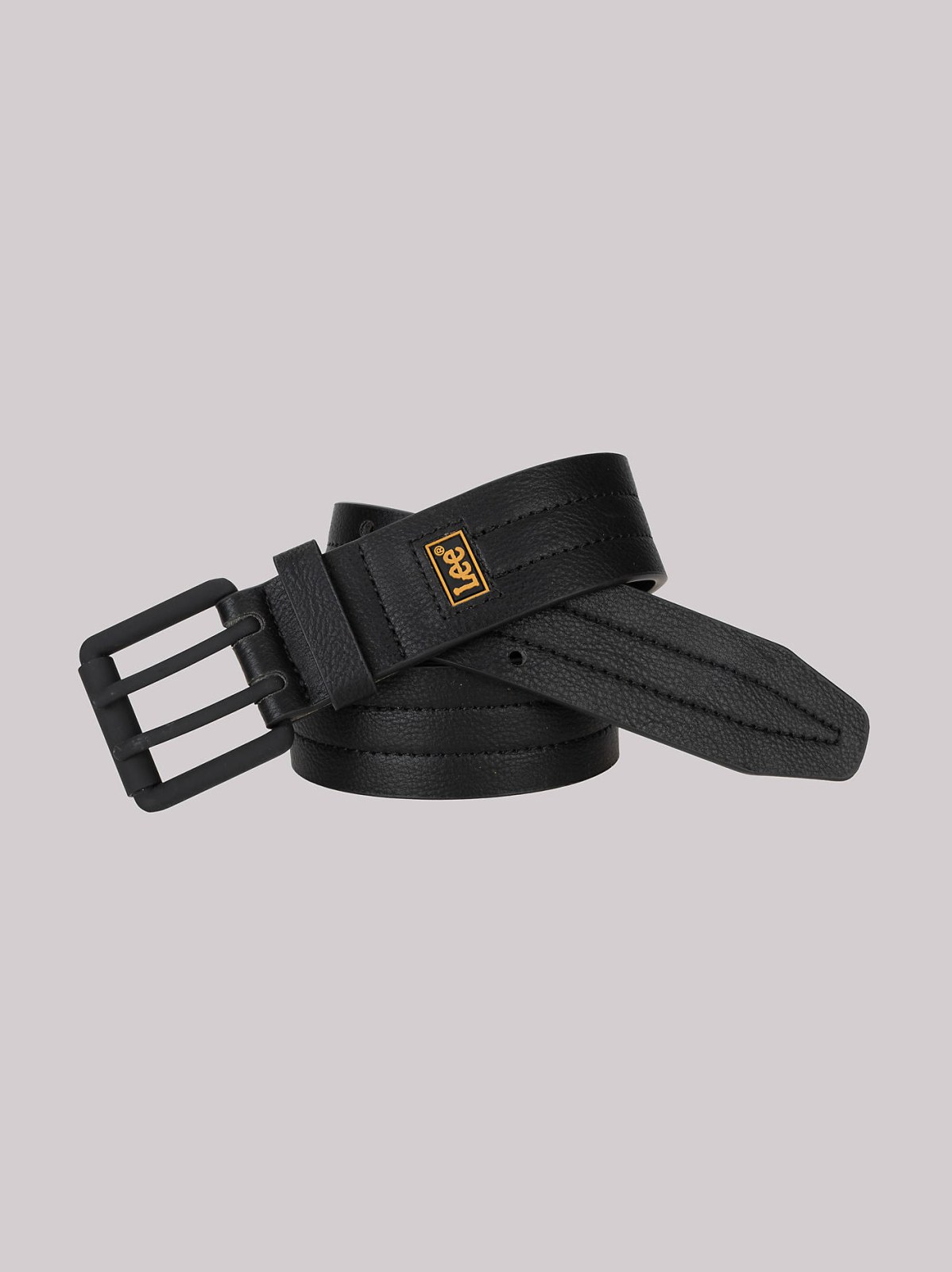 Men's Double Prong Square Buckle Belt