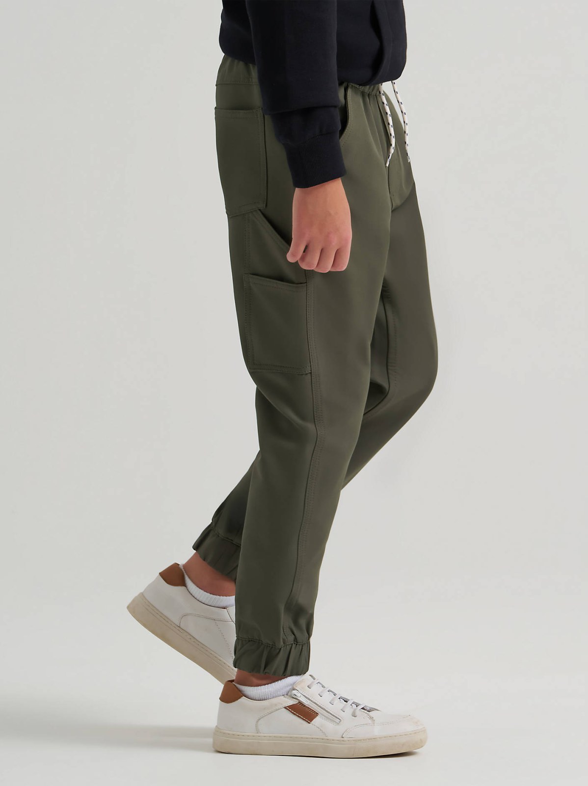 Boy's Brushed Back Tech Carpenter Jogger - view 4