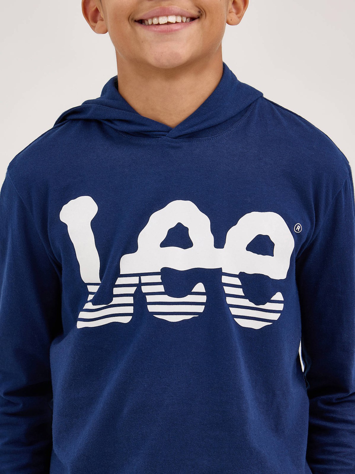 Boy's Stripe Twitch Logo Hoodie Tee - view 3