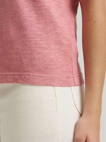 Women's Solid Crew Neck Tee