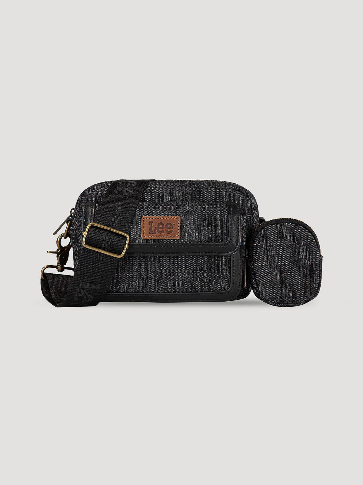 Women's Denim Canvas Belt Bag With Wallet