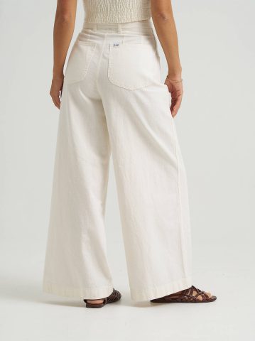 Women's High Rise Pleated Linen Trouser Pant
