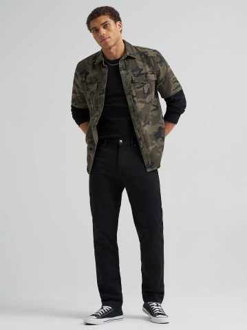 Men's Double Chest Patch Pocket Button Down Shirt
