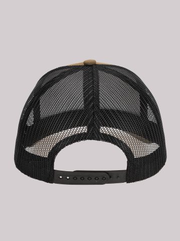 Men's Rubber Logo Patch Mesh Hat