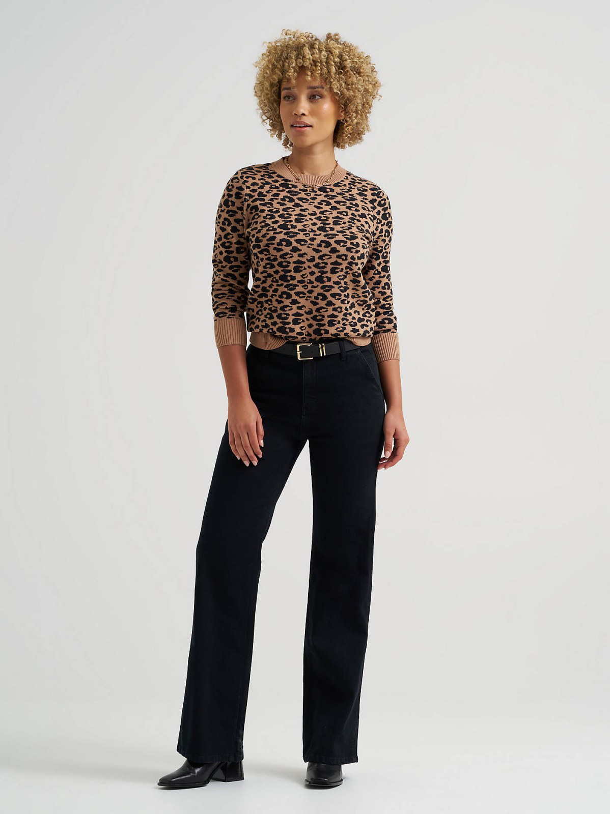 Women's Leopard Print Sweater - view 4
