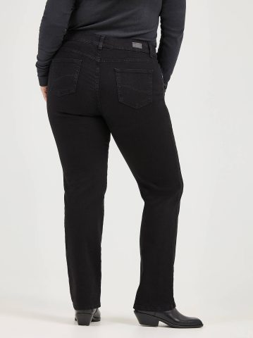 Women’s Stretch Relaxed Fit Straight Leg Jean (Plus)