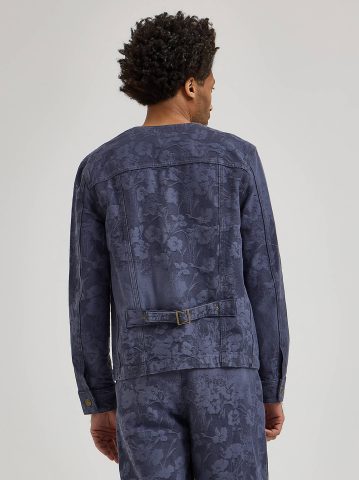 Men's Lee® x Paul Smith Jacquard Collarless Chore Coat