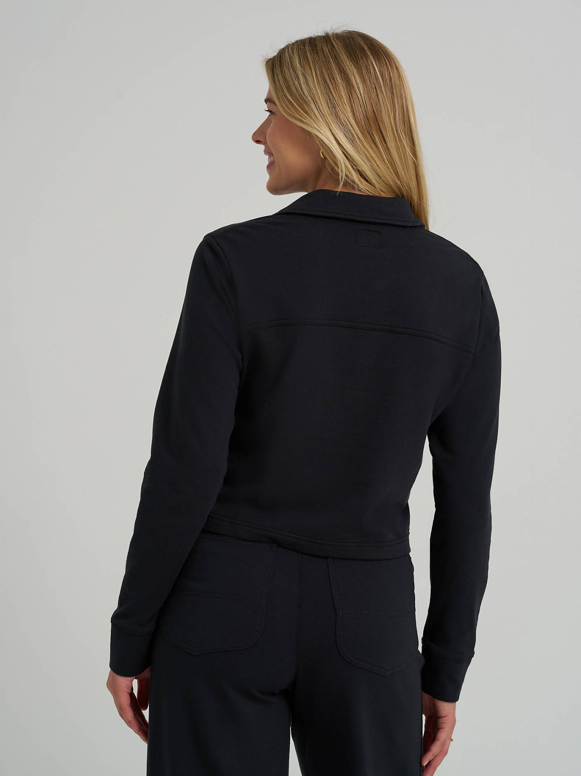 Women's All Purpose Solid Knit Button Down Shirt - view 2