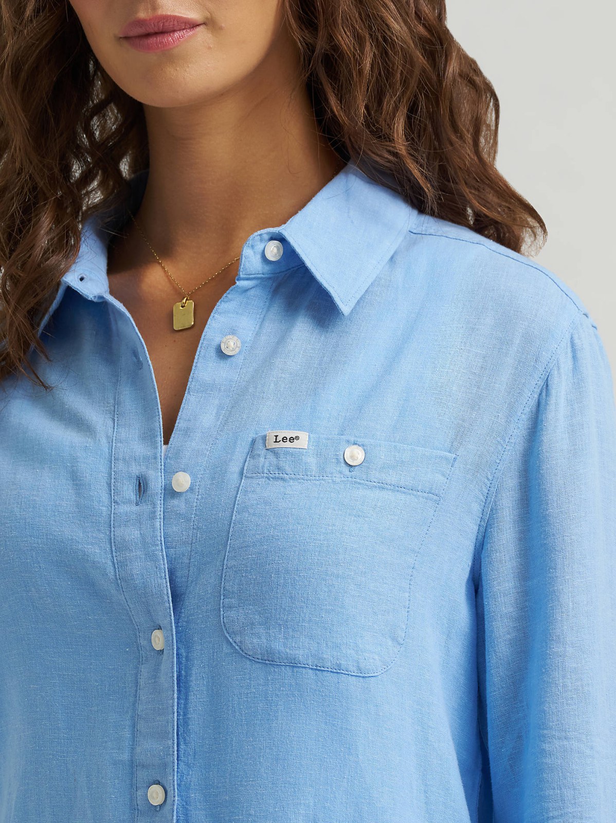 Women's All Purpose Linen Button Down Shirt - view 5
