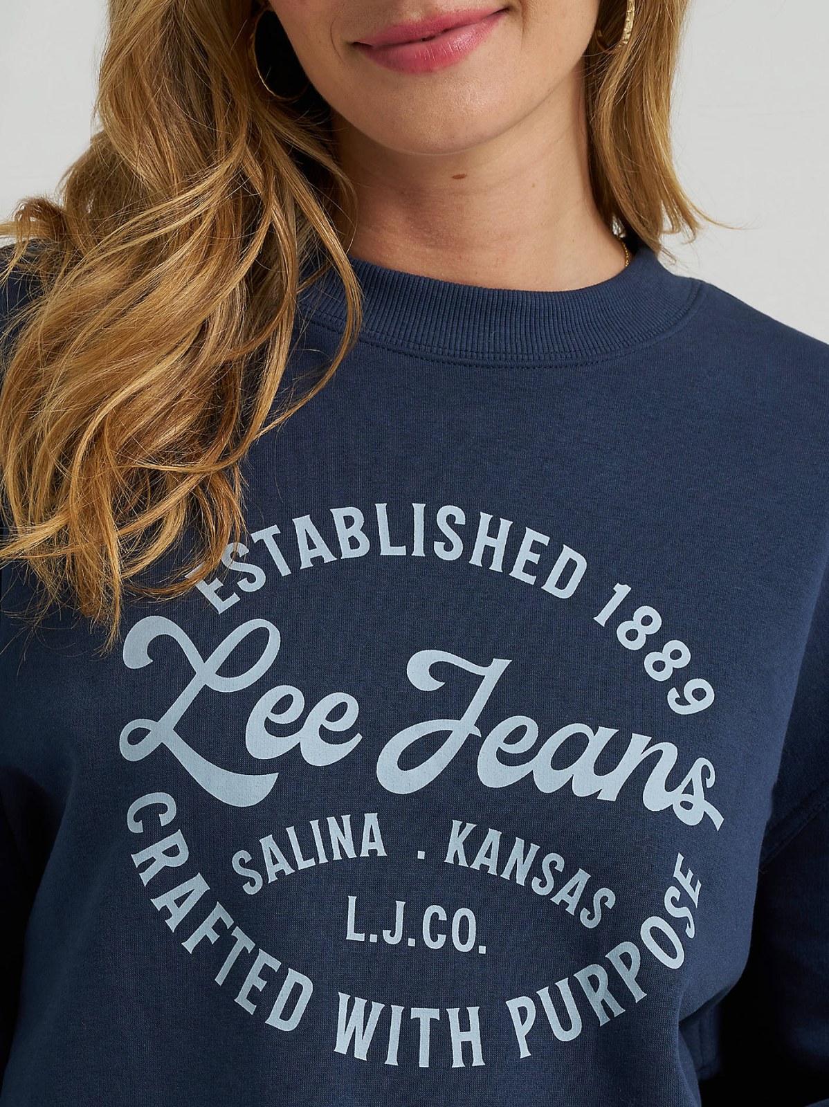 Women's Crafted with Purpose Crew Neck Sweatshirt - view 3