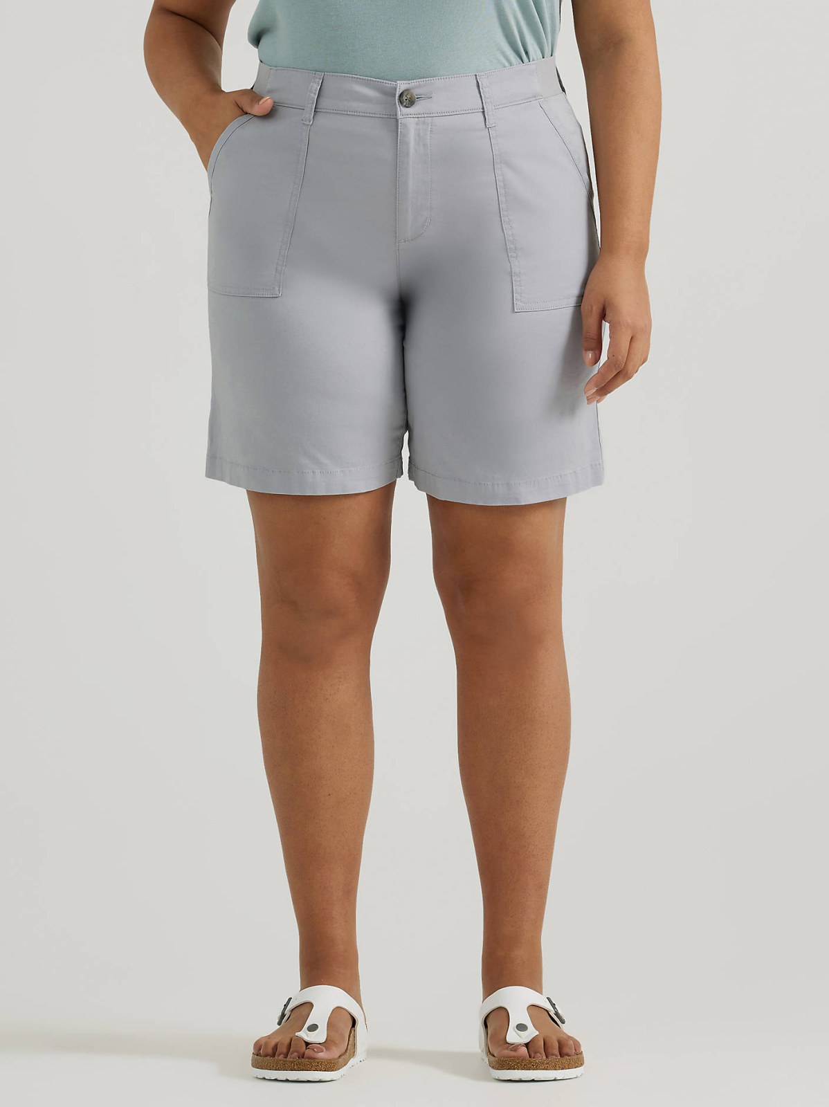 Women's Ultra Lux Comfort with Flex-To-Go Relaxed Fit Utility Bermuda (Plus) - view 2