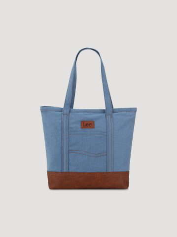 Women's Color Block Tote Bag