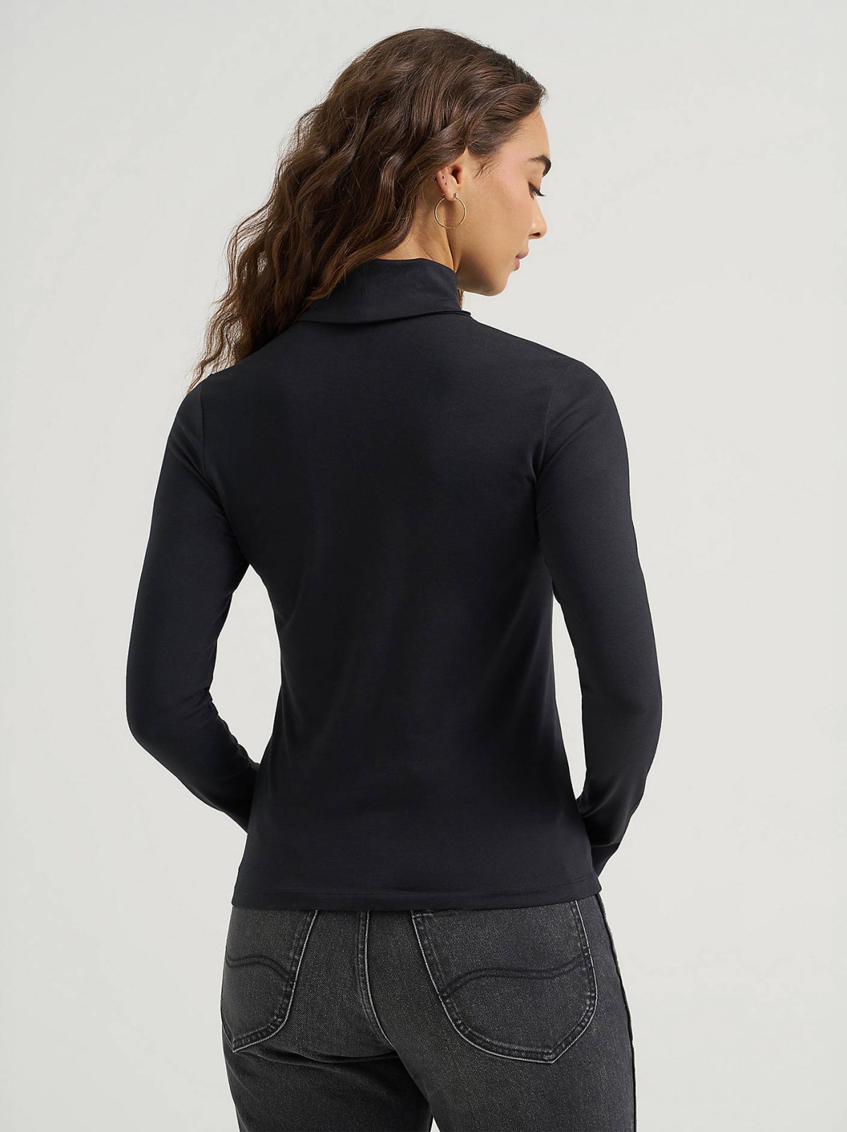 Women's Fitted Turtleneck Top - view 3