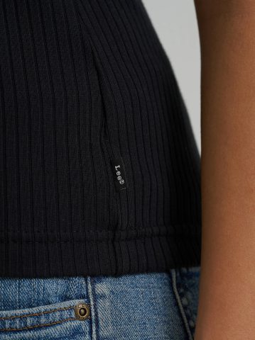Women's Fitted Rib Knit Tee