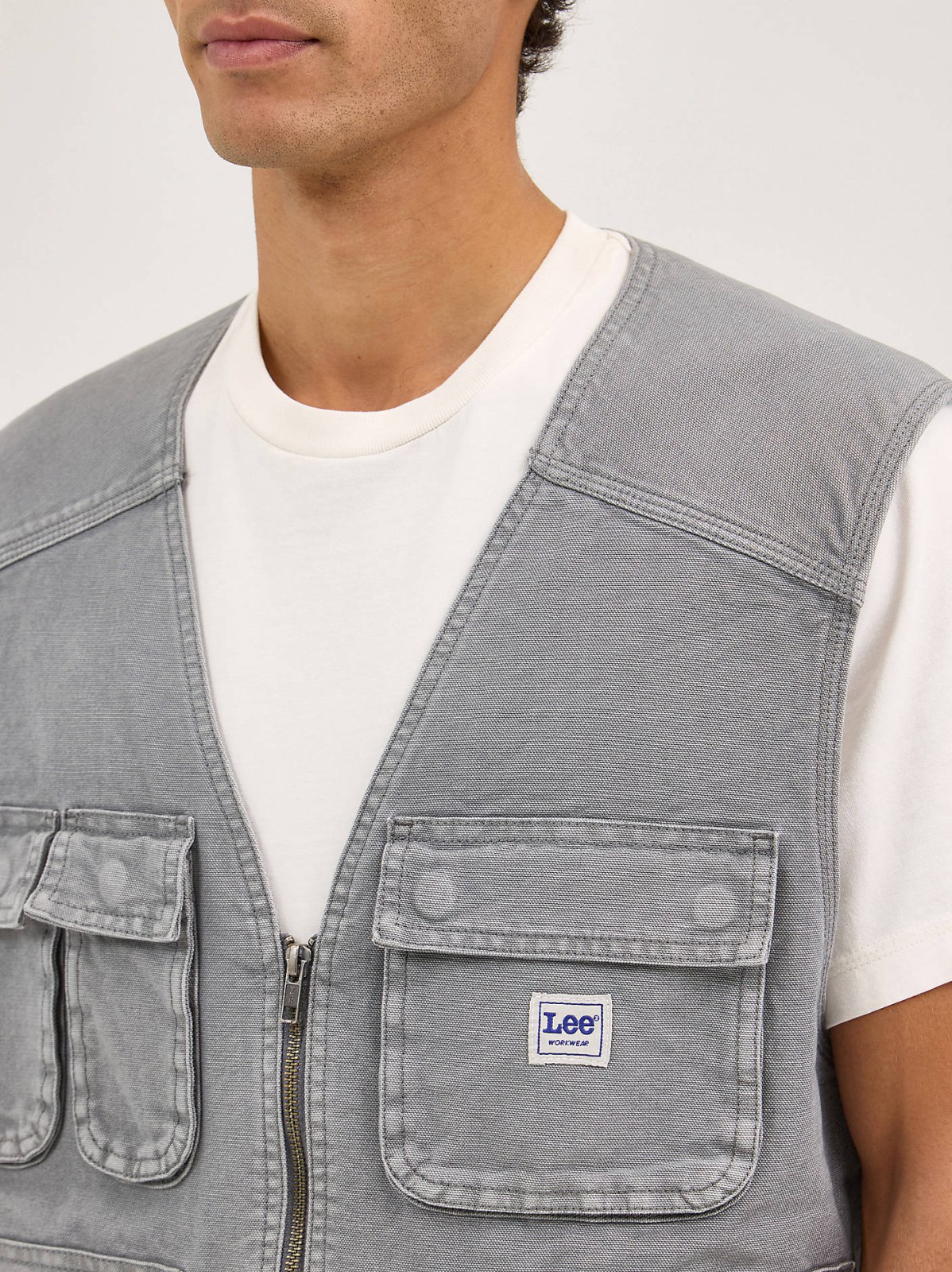 Men's Relaxed Workwear Vest - view 4