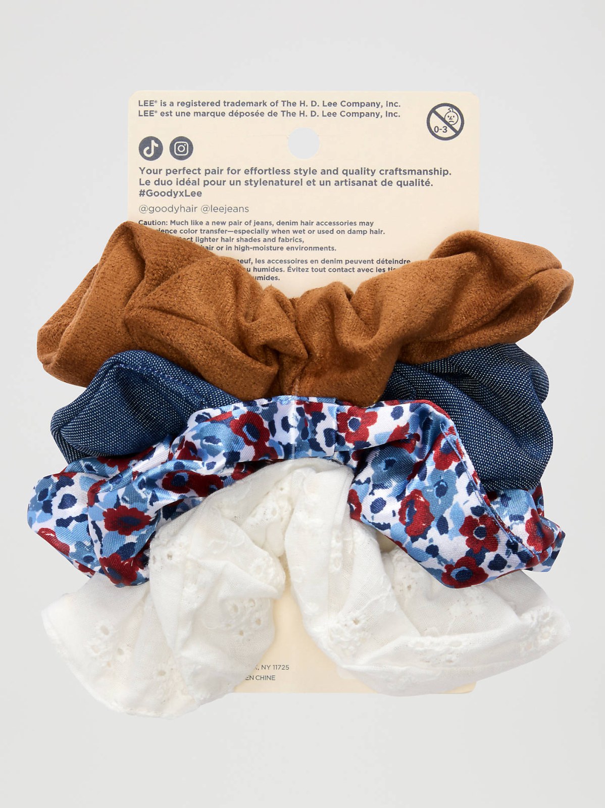 Women's Goody x Lee Ouchless Mixed Colors Scrunchies, 4ct - view 4