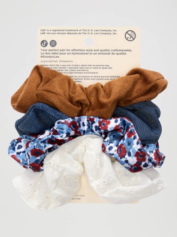 Women's Goody x Lee Ouchless Mixed Colors Scrunchies, 4ct