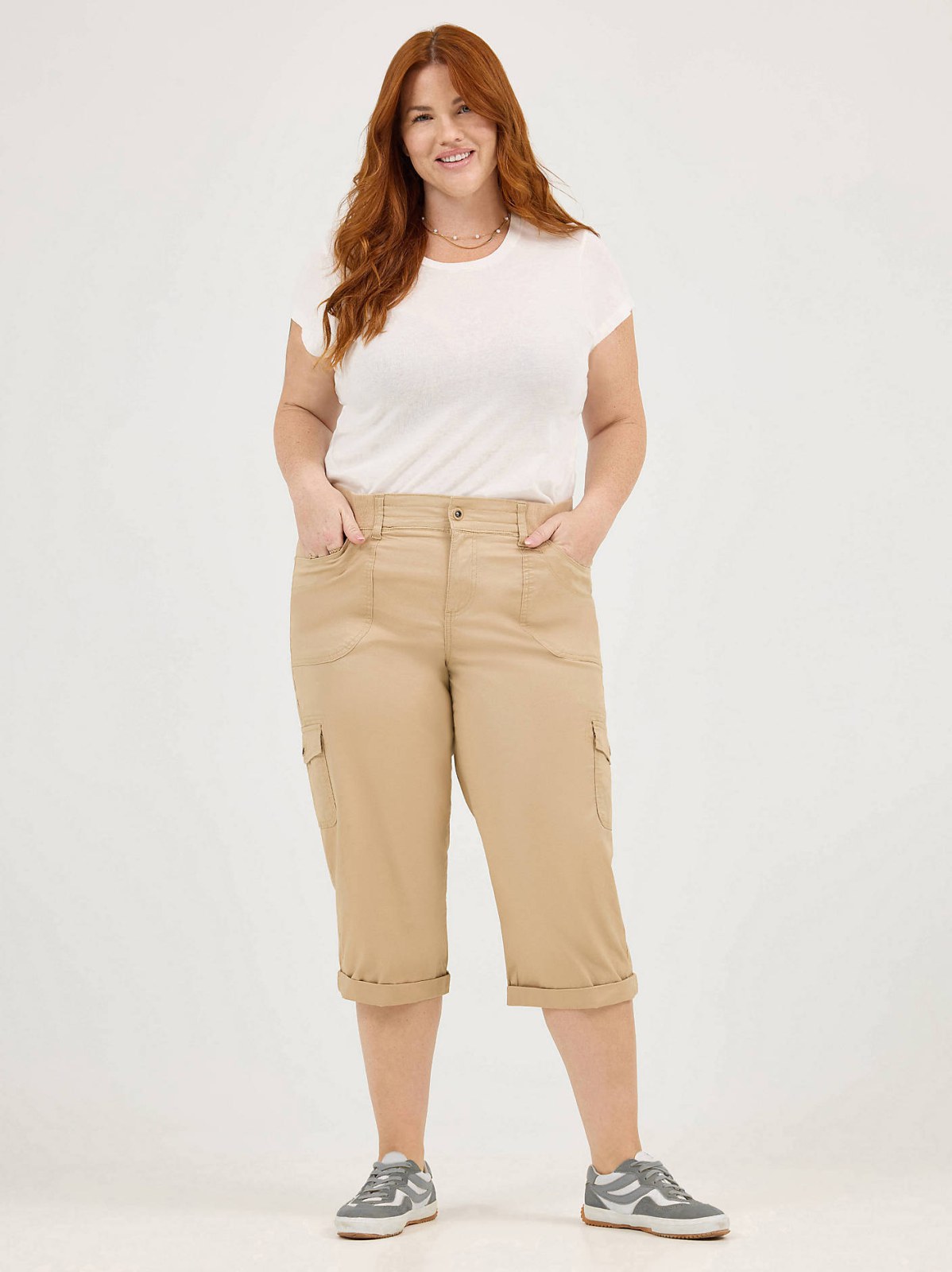 Women’s Relaxed Fit Austyn Cargo Capri (Plus) - view 7
