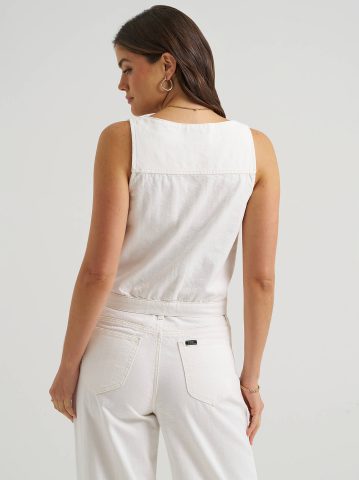 Women's V-Neck Stripe Tank Top