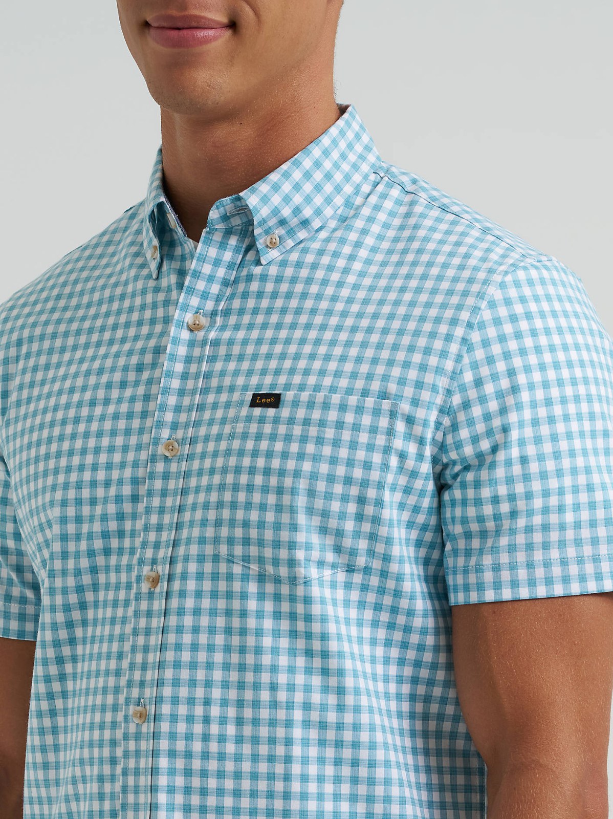 Men's One Pocket Plaid Button Down Shirt - view 3